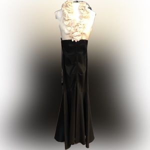 Used black and white formal dress